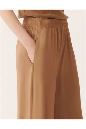 Brown ever satin trousers FABIANA FILIPPI | PAD266F291D9081268